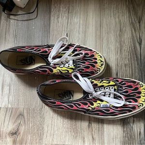 Flame Low Rise Vans